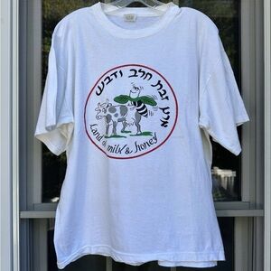 Vintage Ben & Jerrys Israel's Finest T-Shirt Size XL